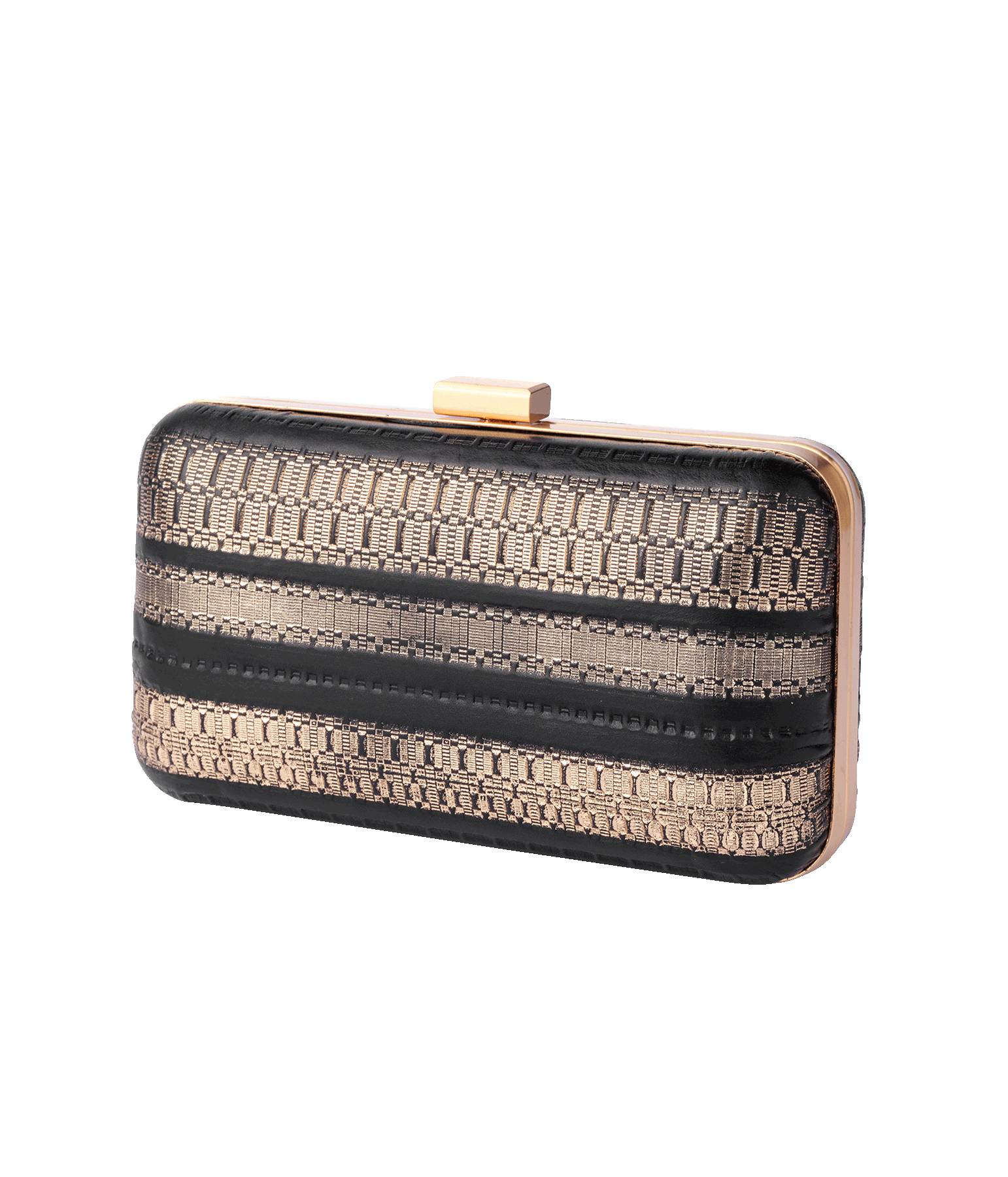 Myrti embossed leather clutch, Zeus + Dione