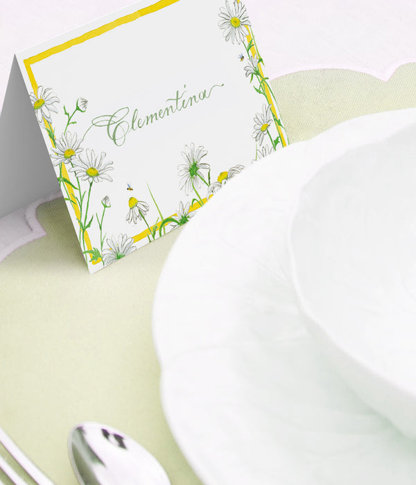 Daisies Place Cards