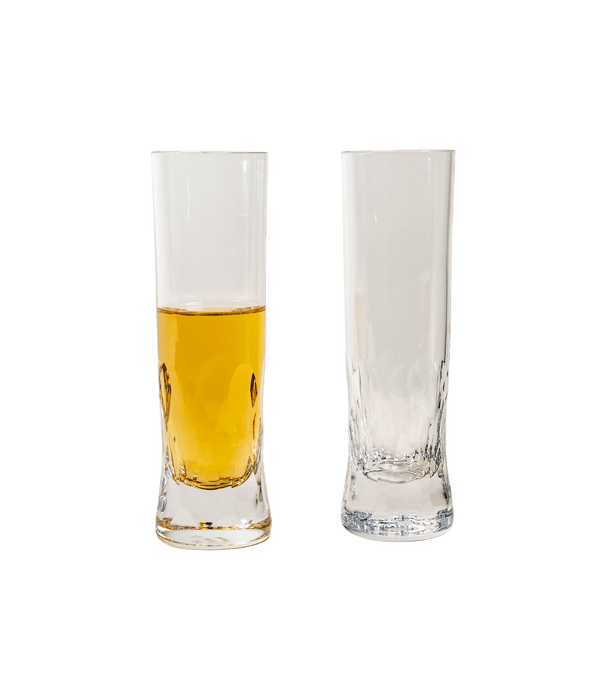 Bog set of 2 crystal glass champagne flutes (polished)