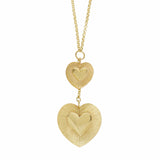 Pothos heart-shaped charm necklace