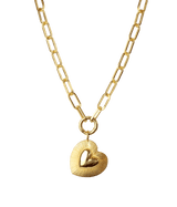 Pothos Small Heart Charm Necklace