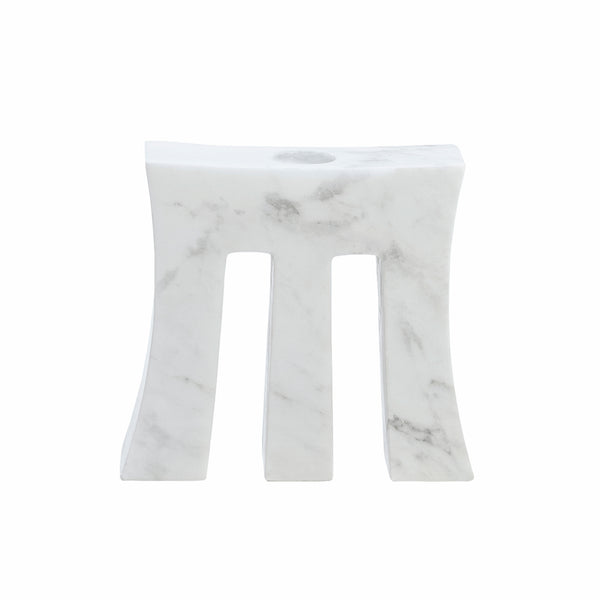 Morpheus marble candle holder