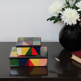 Punte Multicolour Wooden Decorative Box - Medium