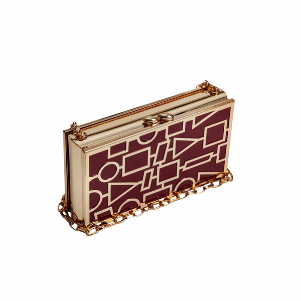 Istanbul gold-plated clutch