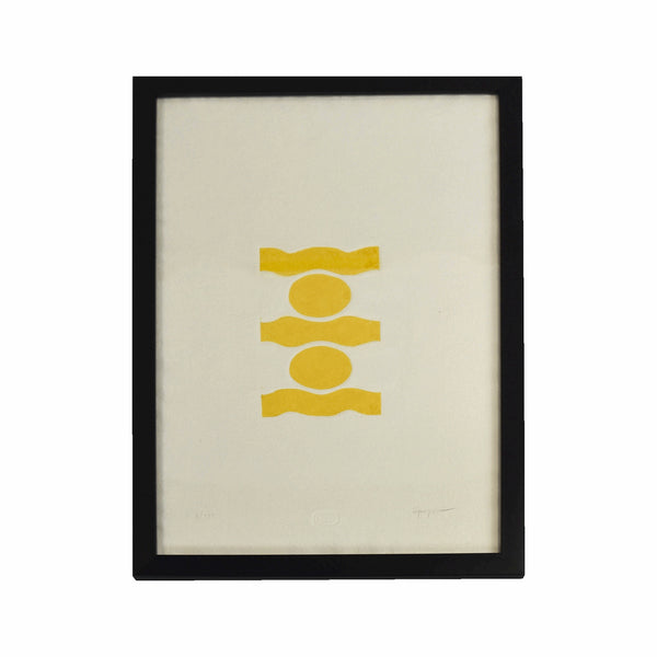 Yellow IOIOI Framed Print
