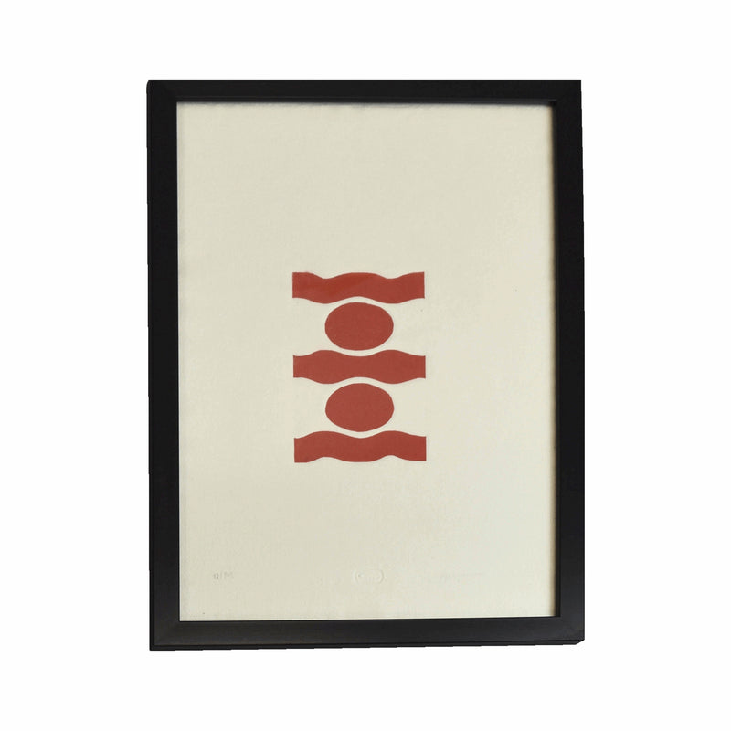 Red IOIOI Framed Print