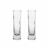 Dew Set of 2 Crystal Glass Champagne Flutes (polished)