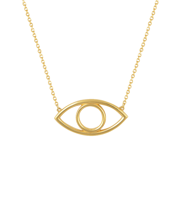 Iris Eye Gold Necklace