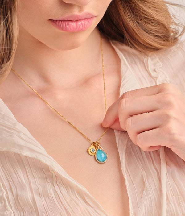 Nerida Necklace in Blue