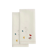 Dally Primary Set of 2 Linen Guest Towels