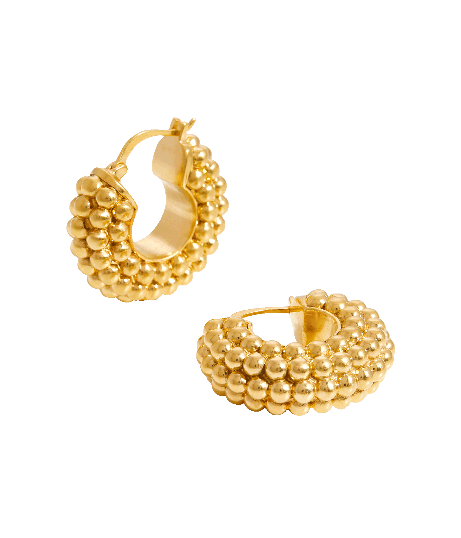 Baya 18ct Gold Plated Hoop Earrings | Missoma | GBG – Greeks Bearing ...