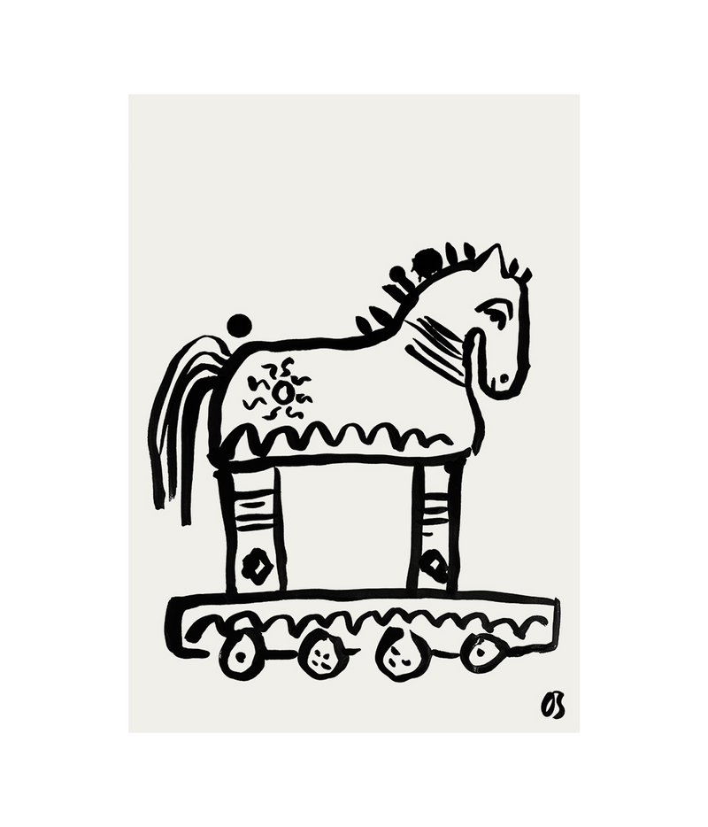 Trojan Horse Print