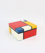 Mondrian Large Hinged Wooden Box