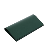 Leather Travel Wallet in Dark Green