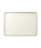 Jane Large Leather Tray in Cream