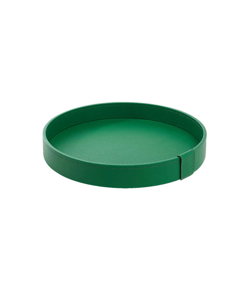 Green Gea Leather Tray - Medium