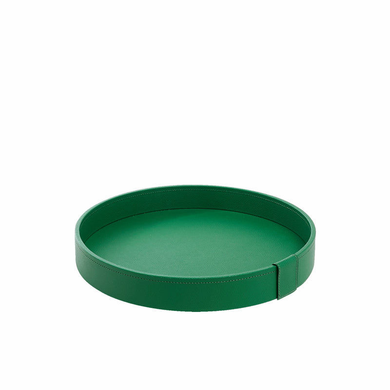 Green Gea Leather Tray - Medium