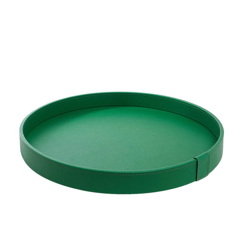 Green Gea Leather Tray - Large