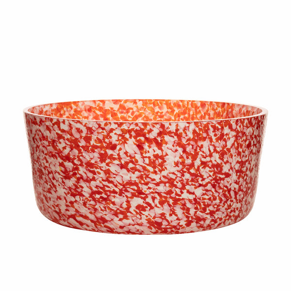 Red & Ivory Macchia Large Bowl