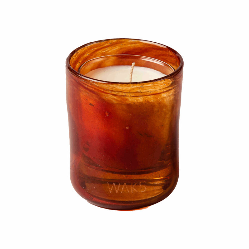 Blown Glass Acai Berry Candle