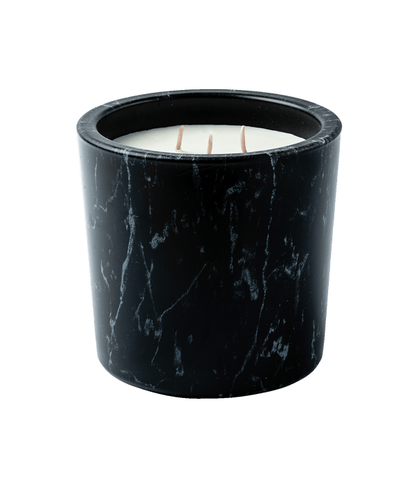 Medium Marble Amber Scented Candle