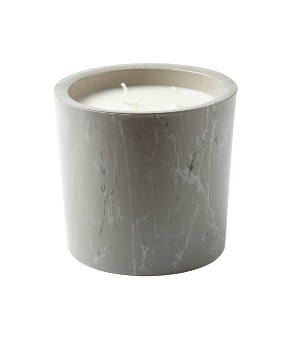 Medium Marble Bergamot Scented Candle