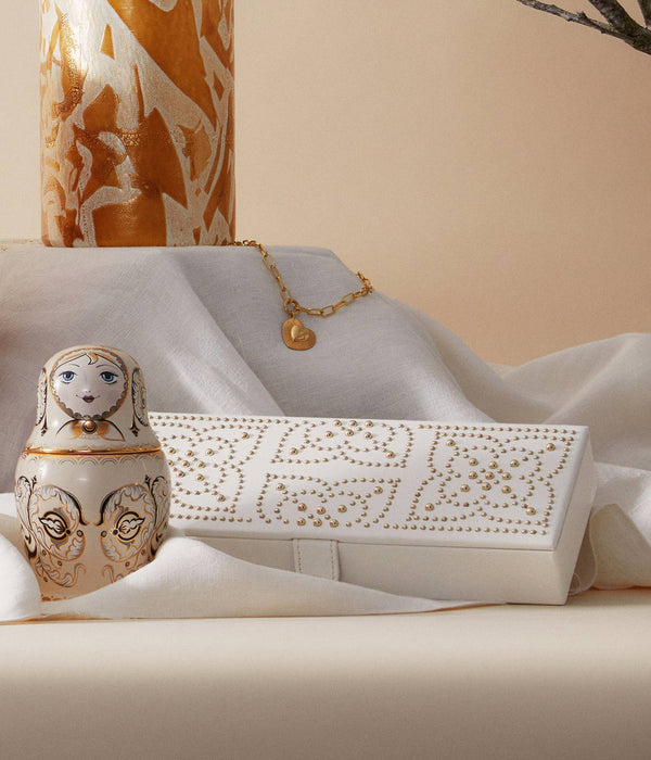 Marrakesh Jewellery Box in White