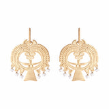 Callisto Chandelier Earrings with Pearls