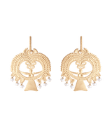 Callisto Chandelier Earrings with Pearls
