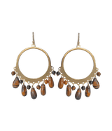 Tigress hoop earrings