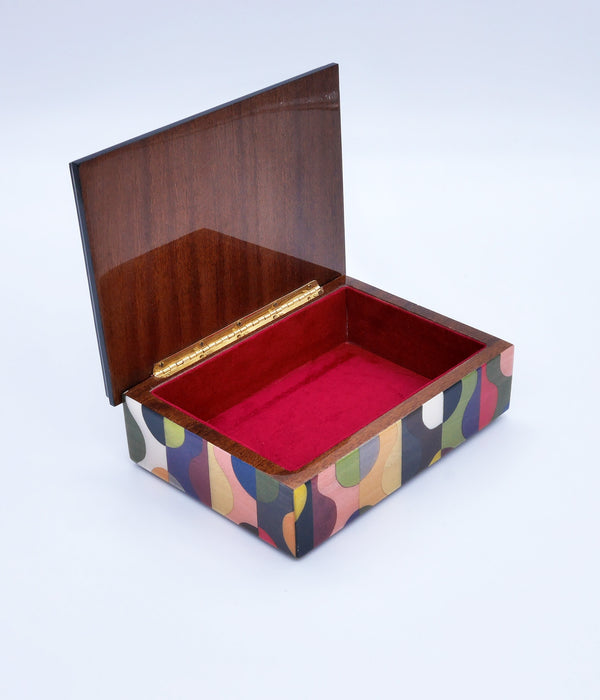 Onde wooden decorative box - Medium