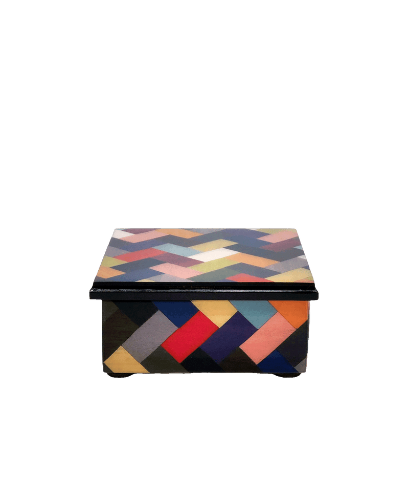 Opus multicolour wooden decorative box
