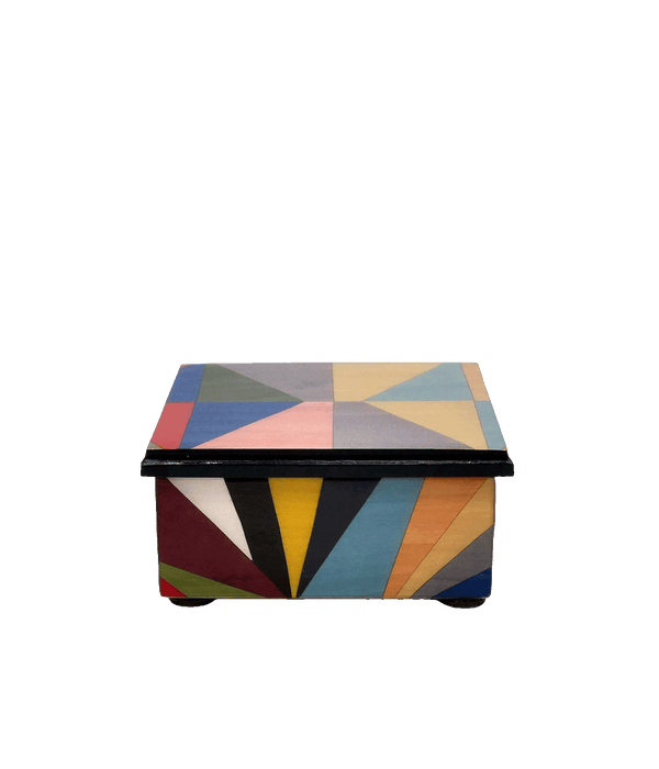 Punte Multicolour Wooden Decorative Box