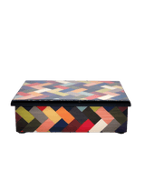 Opus multicolour wooden decorative box - Medium