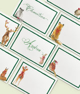 Christmas Forest Bums Place Cards