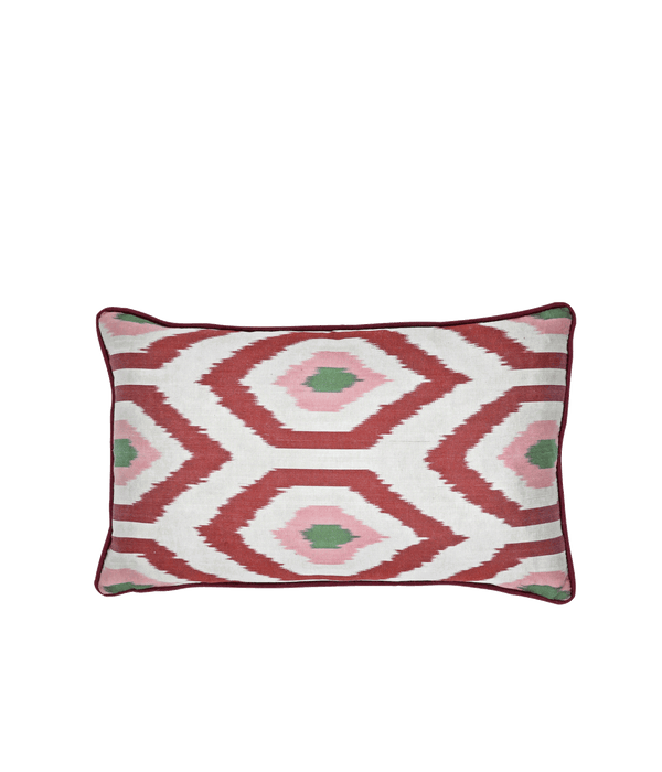 Silk Ikat cushion 'Dilara'