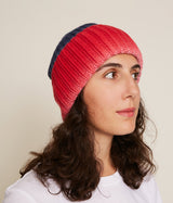 Sailor Shaded Cashmere Beanie in Postbox