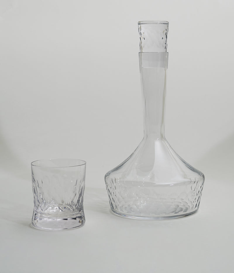 Bog crystal whiskey glass