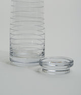 Loop crystal glass decanter