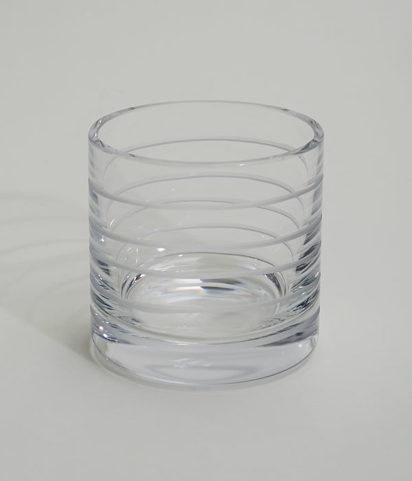Loop crystal glass tumbler