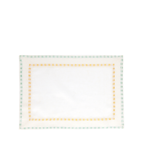 Sacred Nile set of 2 linen placemats