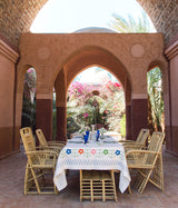 Menya hand-embroidered Tablecloth