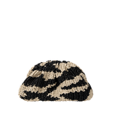 Game Crochet Clutch Bag in Zebra