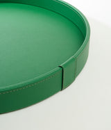 Green Gea Leather Tray - Large