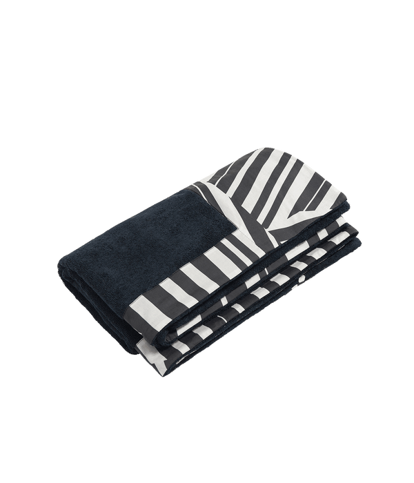 Head 2 Toe Beach Towel - Athens Tiles Black