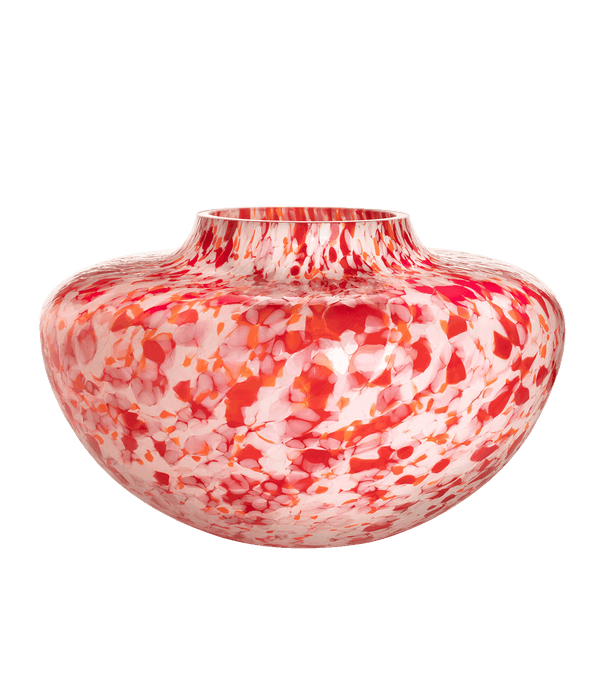 Olla Red & Ivory Macchia Vase