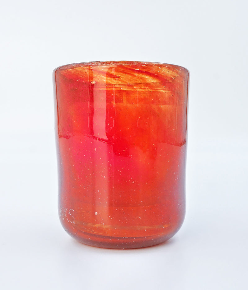 Blown Glass Acai Berry Candle