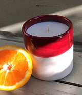 Ceramic White Clay Orange Grove Candle
