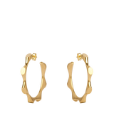 Gold Plated Philotera Hoop Earrings